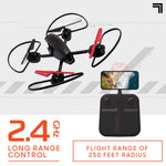 Rc Drone 10" Mach X Drone With Streaming Camera, 2.4 Ghz, Auto-Orientation Control