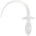 Sexy Dog Tail Butt Plug For Men Women - Anus Dilator Anal Masturbation Sm Cosplay Butt Plug For Men Women Beginner (White)
