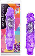 Wild Ride - 9" Soft Realistic Vibrating Dildo, 2" Thick, Multi-Speed, Waterproof