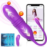 Remote Control Thrusting Egg Vibrator, Wearable G-Spot Stimulator for Women