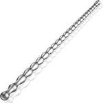 10.62 Inch Stainless Steel Urethral Sound & Bumpy Penis Plug for Men Deep Play