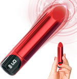 Mini Bullet Vibrator for Women – 9 Modes, LED Display, Discreet G-Spot & Clitoral Toy