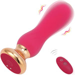 Powerful Silicone Vibrating Butt Plug for G-Spot, Clitoral & Anal Stimulation
