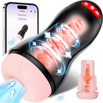 Automatic Male Masturbator with 9 Suction, 10 Vibration Modes & Heating Function
