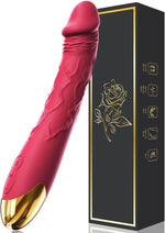 7.6" Realistic Dildo Vibrator – 10 Modes for G-Spot & Clitoral Stimulation
