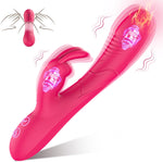 Heated G-Spot Rabbit Vibrator with 10 Modes – Realistic Dildo & Clitoral Stimulator