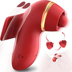 3-in-1 Finger Vibrator for Women, 10 Modes, Interchangeable Heads, Clitoral & G-Spot Stimulator, Mini Silicone Massager for Couples