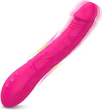 9" Realistic Vibrator for Women – G-Spot & Clitoral Stimulator with 10 Modes (Pink)