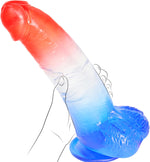 11" Huge Thick Clear Dildo with 2.38" Diameter & Strong Suction Cup for G-Spot