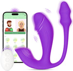 3-in-1 Wearable Vibrator & Anal Plug – App & Remote Control, G-Spot & Clit Stimulator