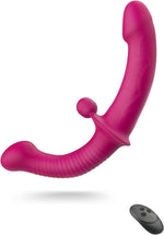 Double-Ended Vibrating Dildo with Ball – 10 Intensity Modes for Ultimate Pleasure