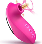 2-in-1 Vibrating & Licking G-Spot Massager – 10-Mode Clitoral & Nipple Stimulator