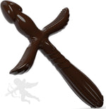 11.6'' Double-Ended Black Monster Dildo – Thick Fantasy Toy for G-Spot & Anal