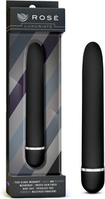 Luxuriate Satin Smooth Wand Vibrator – Powerful Clitoral & G-Spot Stimulator (Black)