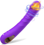 Heated G-Spot Vibrator for Couples – 10 Modes, Realistic Dildo & Anal Stimulator