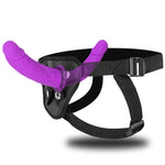 Strap-On Double-Ended Silicone Dildo – Flexible, Hands-Free Toy for Couples & Solo Play