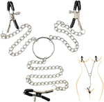 Adjustable Nipple & Clitoris Clamps – Non-Piercing BDSM Clips for Couples' Play