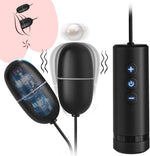 Mini Bullet Vibrator with Dual Eggs & 7 Modes – Remote Control & USB Rechargeable