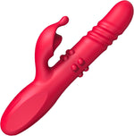4-in-1 Realistic Vibrator with 6 Thrusting, 10 Vibration Modes, G-Spot & Clitoral Stimulator