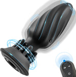Remote-Controlled Anal Plug with 10 Rotation & Vibration Modes for Prostate Stimulation