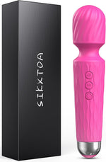 Powerful Wand Massager – 8 Speeds & 20 Patterns, Waterproof Clitoral Stimulator