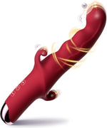 3-in-1 G-Spot Rabbit Vibrator – Waterproof, Rechargeable & Realistic for Pleasure