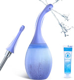 Enema Douche Kit with Bendable Silicone Nozzle & Anti-Backflow Design for Cleansing