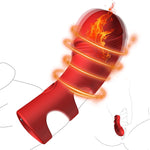 Finger Vibrator for Women – Heated Clitoral & Nipple Stimulator with 10 Modes