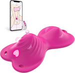 APP-Controlled Wearable Butterfly Vibrator – Dual Motor, 9+9 Modes, Pink