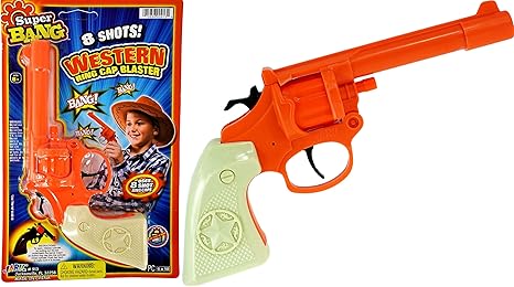 JA-RU Cap Gun Western Wild West Super Bang (1 Unit) Quality Plastic Great Bang Party Favors Supplies