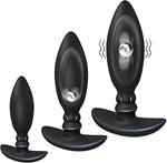 Silicone Anal Trainer Set with Weighted Core – 3-Piece Butt Plug Set for All Levels