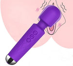 Rechargeable Wand Vibrator – 20 Patterns, 8 Speeds, Waterproof & Quiet Massager