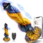 10.2" Thrusting Dildo with App Control, Multi-Mode Suction Cup Sex Toy for All