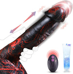 10” Realistic Thrusting Dildo with Vibrations for G-Spot & Anal Stimulation