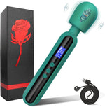 Wand Vibrator & Clit Stimulator with 10 Patterns, 4 Speeds for Women's Pleasure.