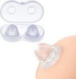 1 Pair Soft Silicone Nipple Suckers for Pressure, Breast Stimulator for Women & Men