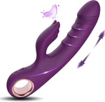 "Thrusting G-Spot Vibrator with 3 Modes & 10 Vibrations for Dual Stimulation"