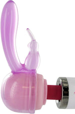 Triple Stimulation Rabbit Vibrator Wand Attachment for Intense Pleasure