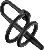 Silicone Urethral Sound with Dual Rings – Designed for Experienced Users & Long Wear