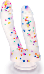 7" Realistic Double-Ended Dildo – Flexible Silicone with Suction Cup for G-Spot Play