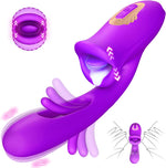 APP-Controlled Rose Vibrator – 9 Modes, Licking, Sucking & G-Spot Stimulation