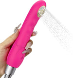Rechargeable Waterproof G-Spot Vibrator with 10 Modes for Women & Couples (Rose)