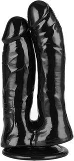 Transparent Double-Ended Dildo with Suction Cup – Flexible Realistic G-Spot Toy