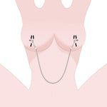 BDSM Nipple Clamps with Metal Chain for Couples, Nipple Stimulation & Sex Toys