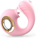 Rose G-Spot Vibrator with 12 Vibration & Licking Modes, Dual Stimulation Toy