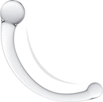 Glass Prostate Massager – 8.3" Double-Ended Anal & G-Spot Wand for Men & Women