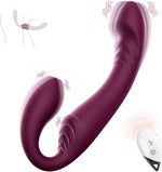 Strapless Double-Ended Vibrating Dildo with Remote Control & 7 Vibration Modes