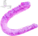 Flexible Realistic Double-Ended Dildo – Bendable G-Spot & Anal Dildo for Couples