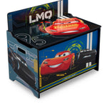 Disney Pixar Cars Deluxe Wood Toy Box by Delta Children, Greenguard Gold Certified