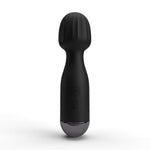 Rechargeable Mini Power Wand - Black - Compact Vibrator For Women - Powerful, Silent Vibrating Bullet For Clitoral And Vaginal Stimulation - Travel Size Sex Toy - Mini Vibrator